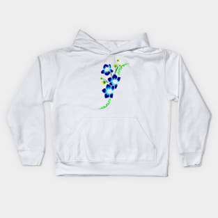 TITAINA (blue orchid) Kids Hoodie